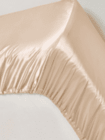 100% Mullbärssiden Kuvertlakan (OEKO-TEX) Beige