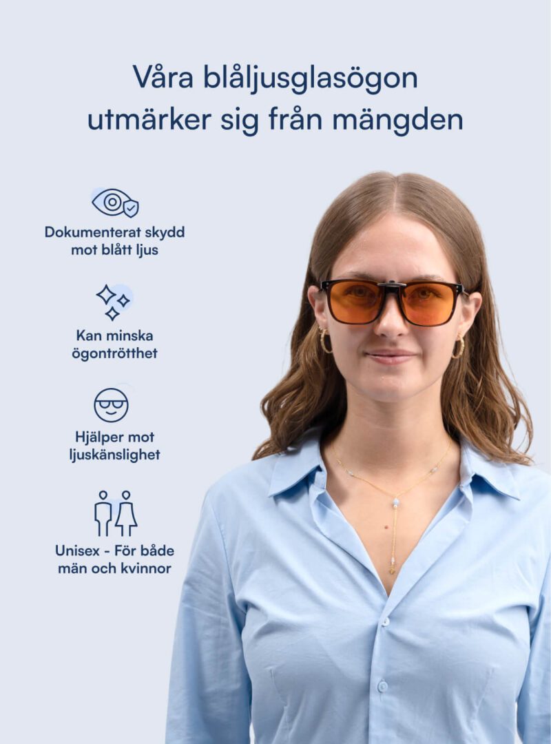 Clip On® – Glasögon mot blått ljus